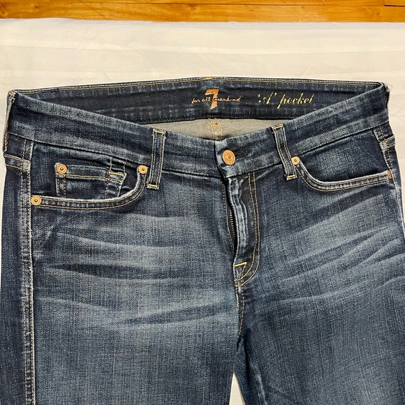 7 FOR ALL MANKIND women jean size 29 - Picture 4 of 5